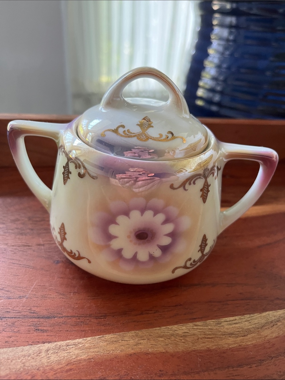 VINTAGE BAVARIAN LIDDED SUGAR DISH
